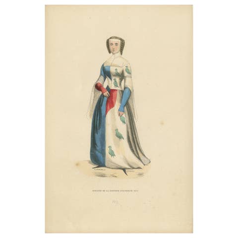 Courtly Refinement: A Lady-in-Waiting to the Dauphine of Auvergne, 1847