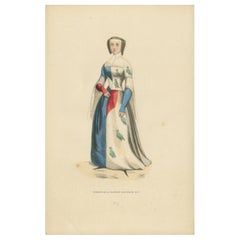 Refinement couronné : Une dame en attente au dauphin d'Auvergne, 1847