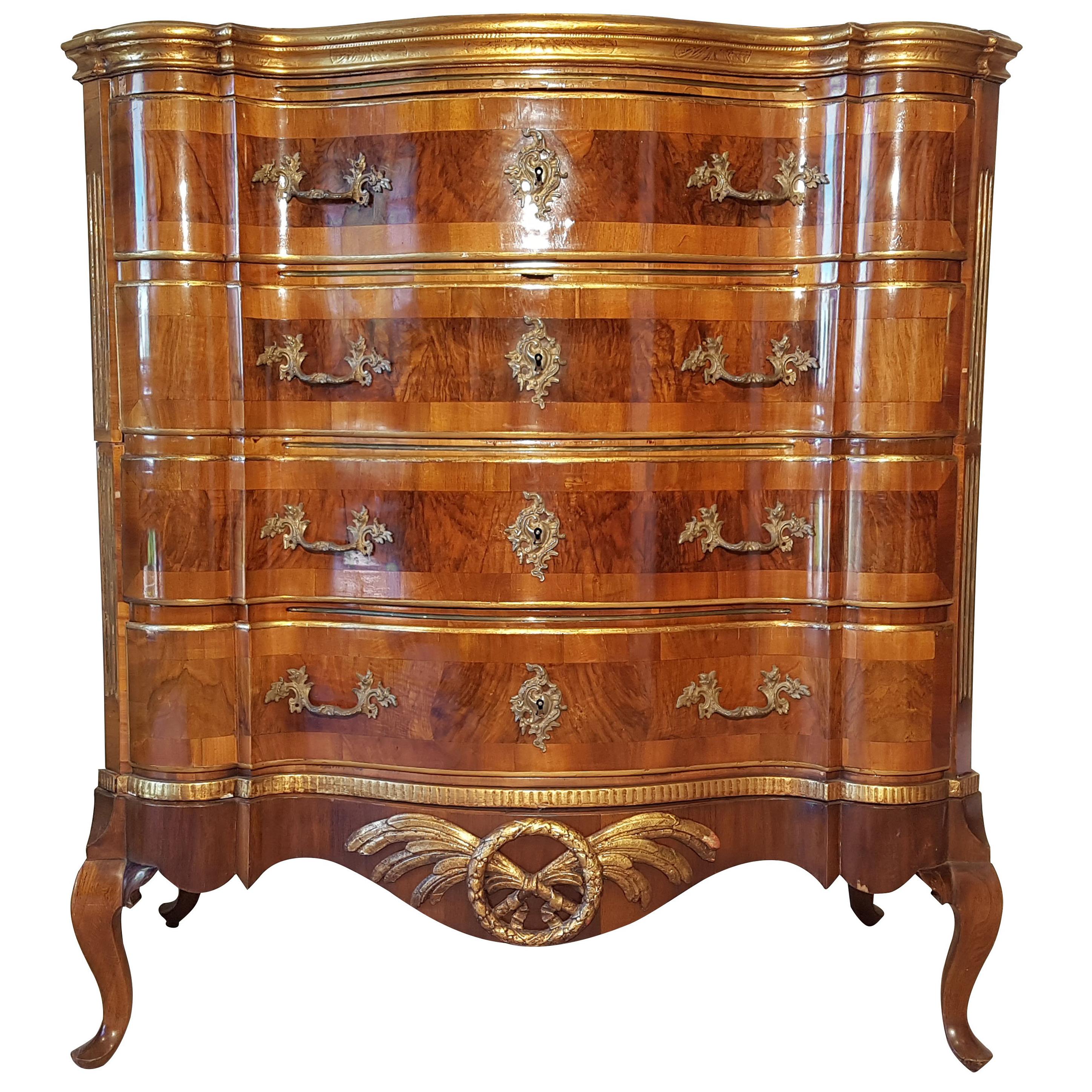 Courtly Rococo Commode from the 18th Century For Sale