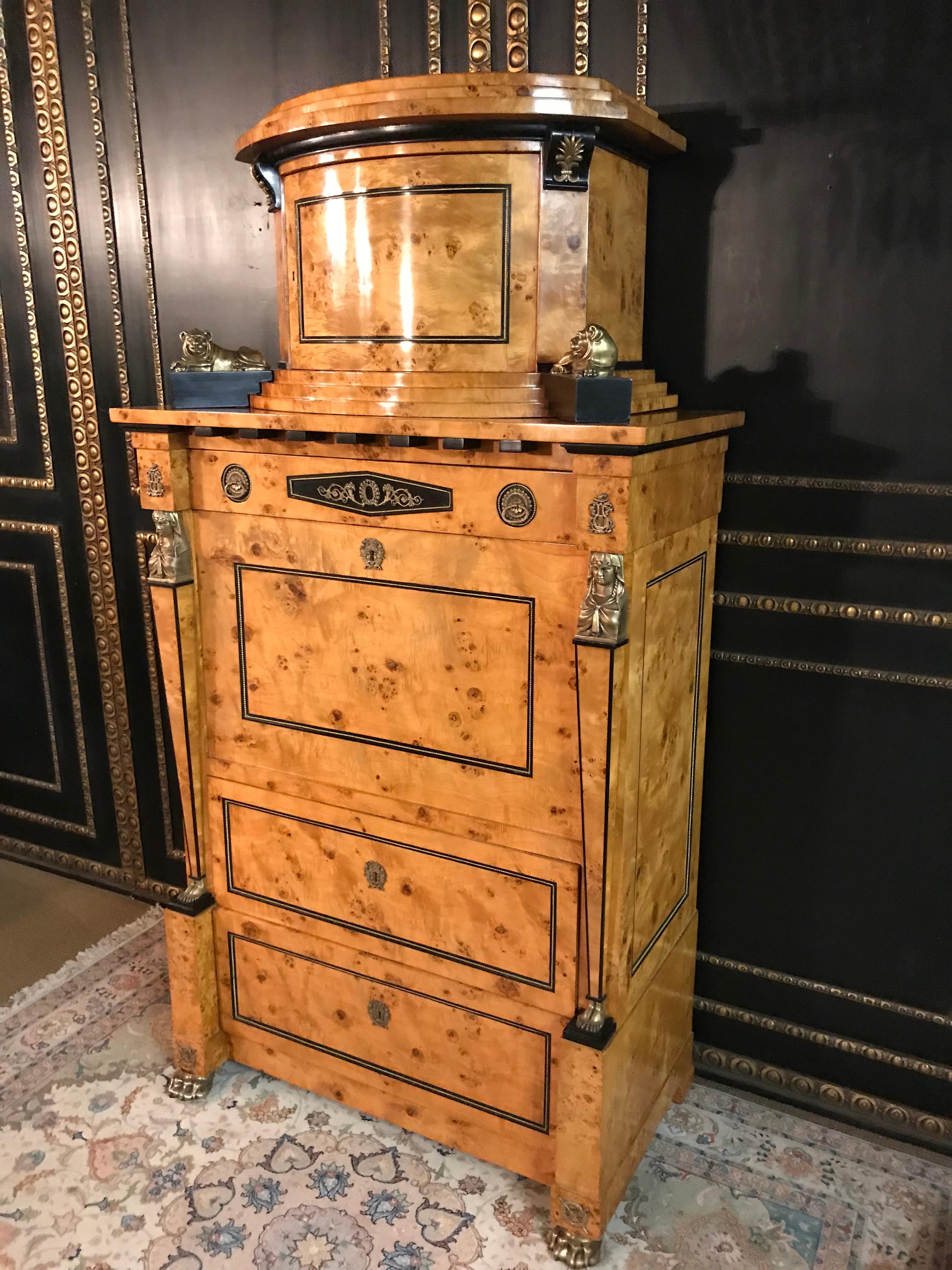 French Courtly Secretaire in the Empire Style