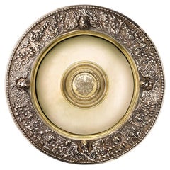 Courtly Silver Plate Duke Christian of Saxe-Eisenberg, Augsburg, 17th Century