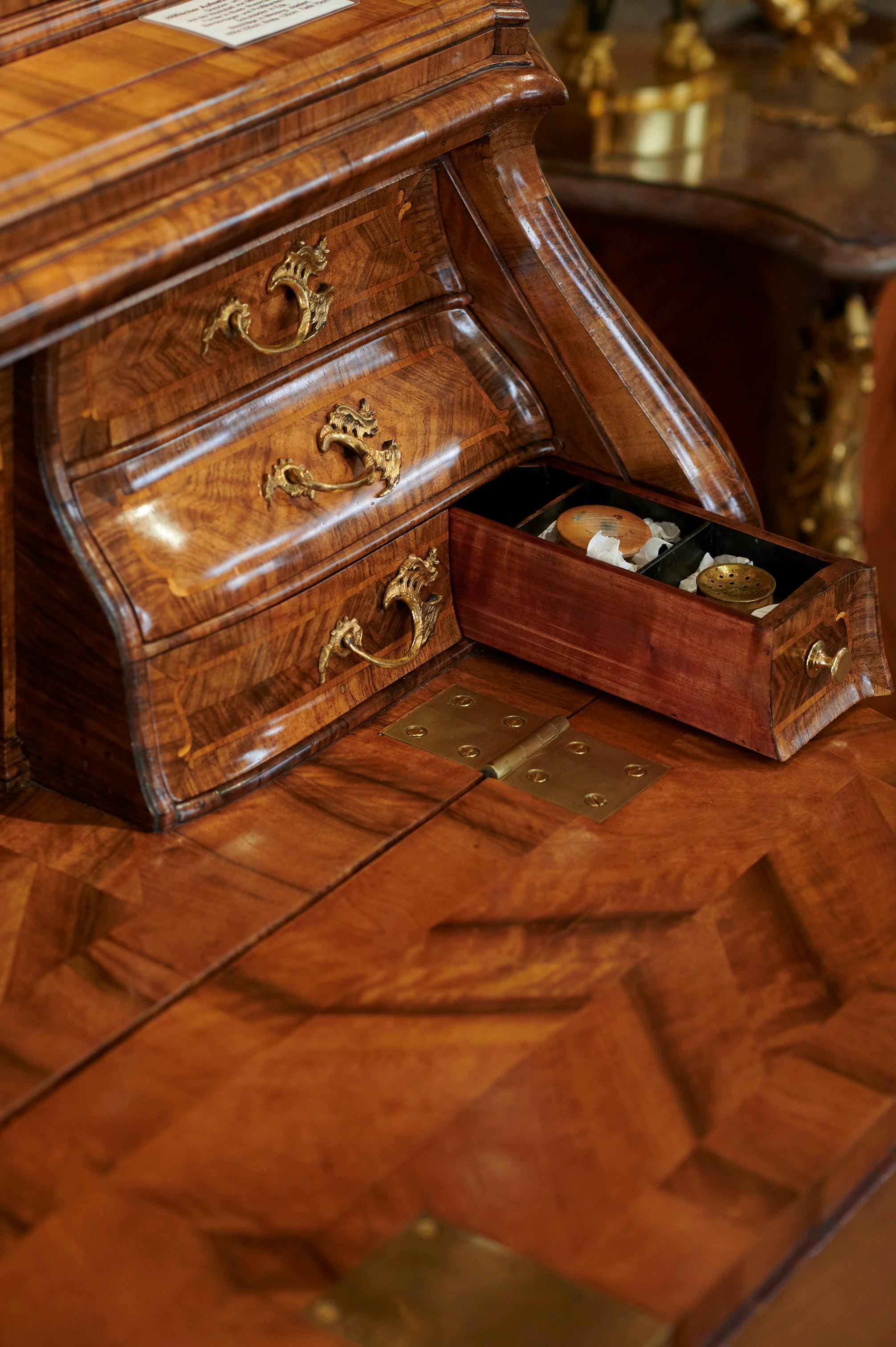 Courtly Writing Cabinet, Michael Kimmel, 18th Century, Germany For Sale 1