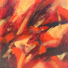 Abstraktes Huzzeedle-Gemälde