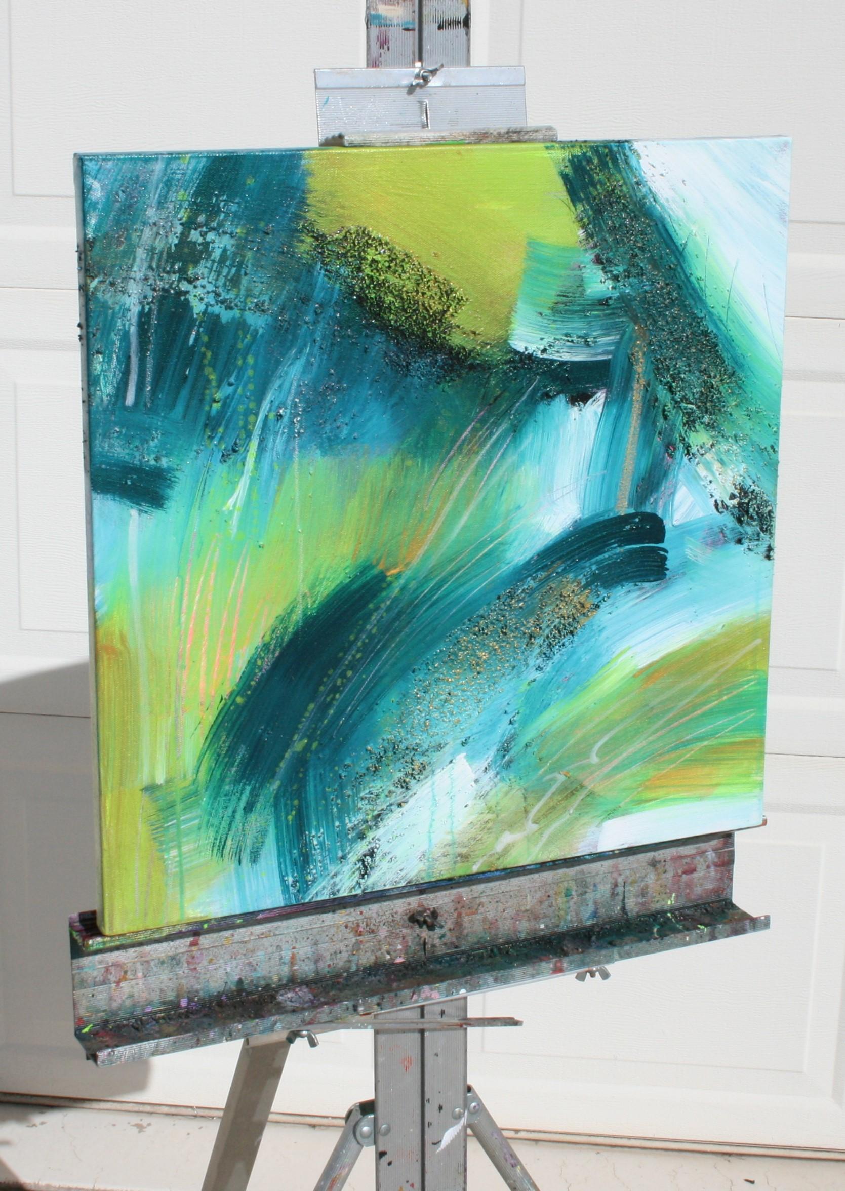 Spralaydee, Pintura Abstracta - Painting Abstracto de Courtney Jacobs