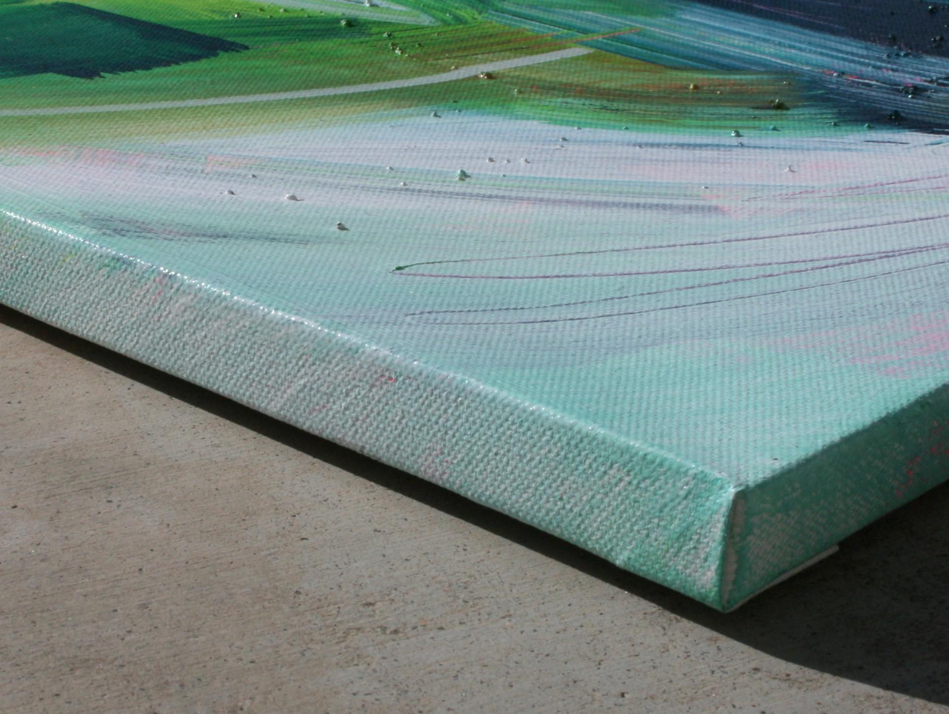 Spralaydoo, peinture abstraite - Painting de Courtney Jacobs