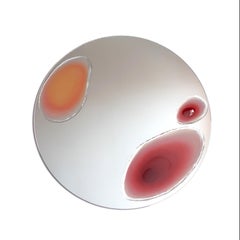Large Gumdrop Mirror by Courtney Kinnare, Contemporary Resin Art Mirror