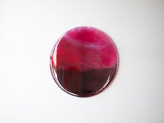 Décoration murale Magma de Courtney Kinnare, miroir multicolore rose