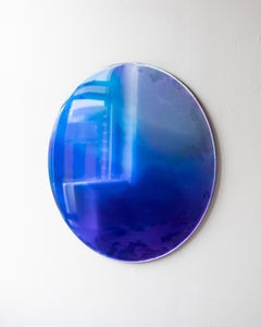 Paradigm Wall Decoration by Courtney Kinnare, Blue Ultramarine Mirror