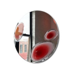 Small Gumdrop Mirror Wall Decoration by Courtney Kinnare, Abstract Art Mirror