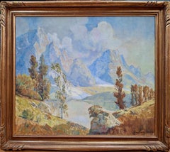 A Western Mountain Scene