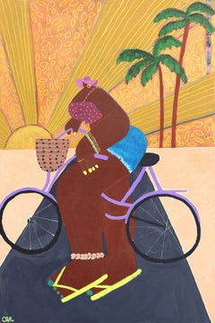 Fahrradtouren und die Goldene Stunde - Farbgetränkte weibliche Stilllebenkunst