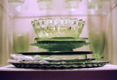 Untitled, limited edition photograph, still-life, glass, green