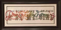 You don't have to be Rich to be my Girl-Street Art, Urban, Graffiti, color pop