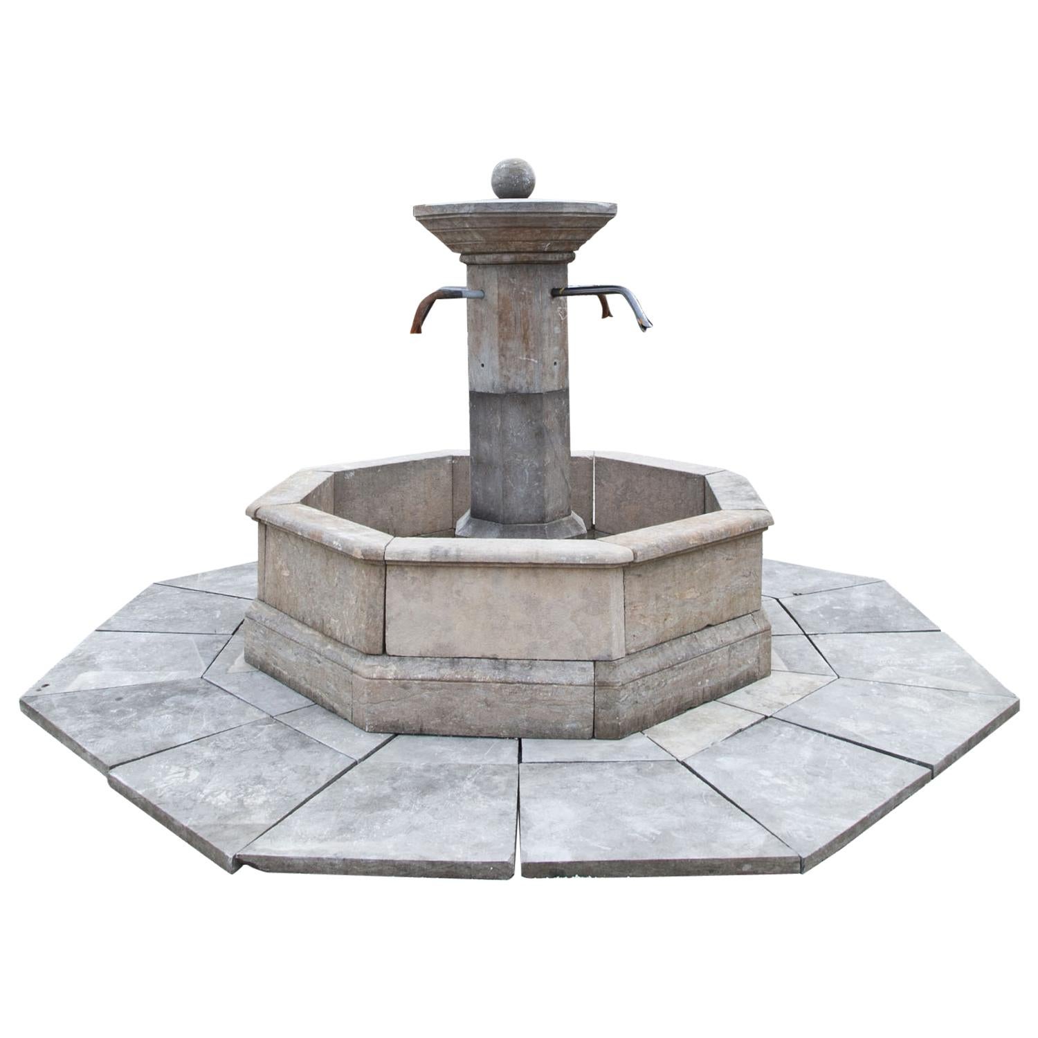 Courtyard Fountain with Baseplate, 21st Century