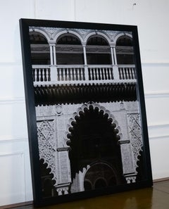 COURTYARD OF THE MAIDENS IN THE REAL ALCAZAR IN SEVILLE PICTURE PRiNT ON FRAME
