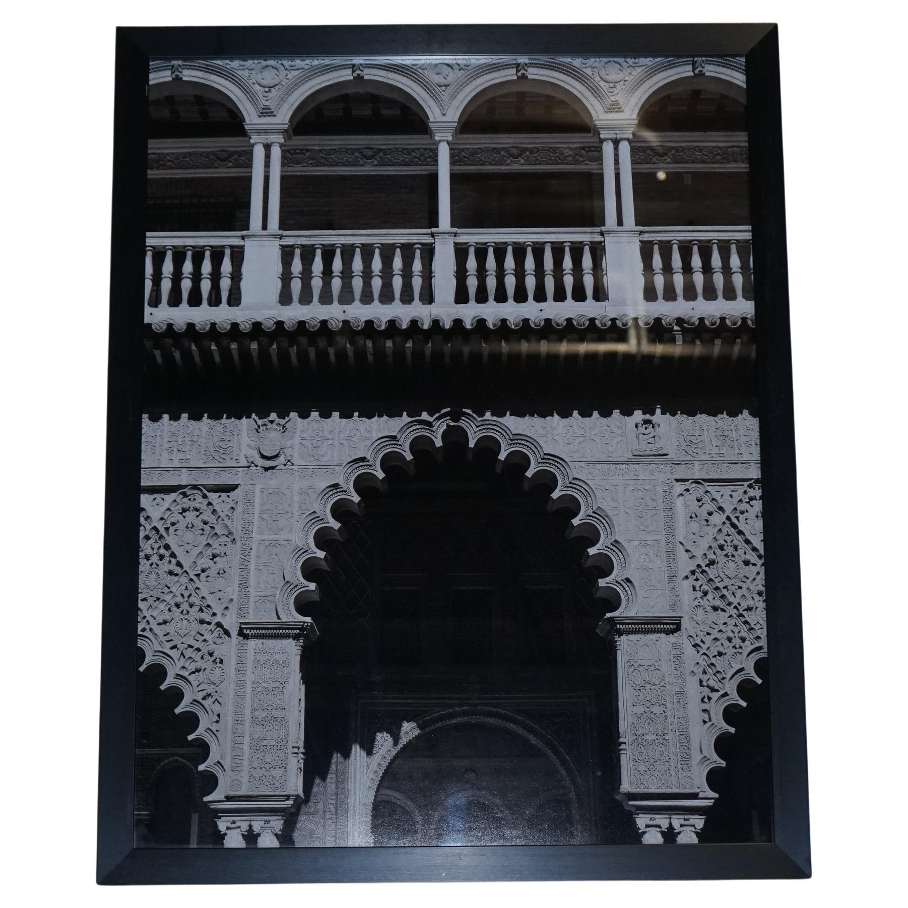 COURTYARD OF THE MAIDENS IN THE REAL ALCAZAR IN SEVILLE PICTURE PRiNT ON FRAME