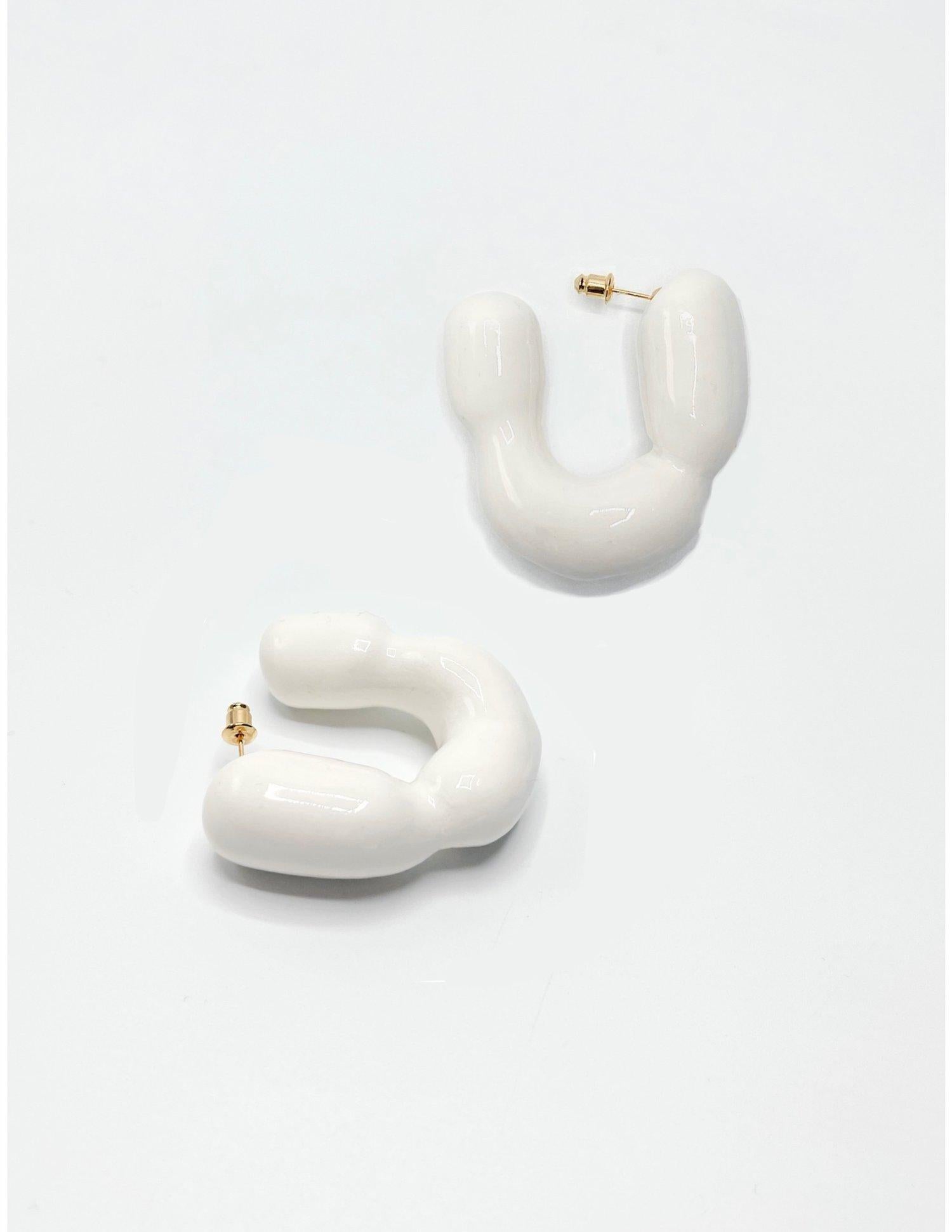 Coussin Sculpture No.2 Stud Earrings In New Condition For Sale In Brooklyn, NY