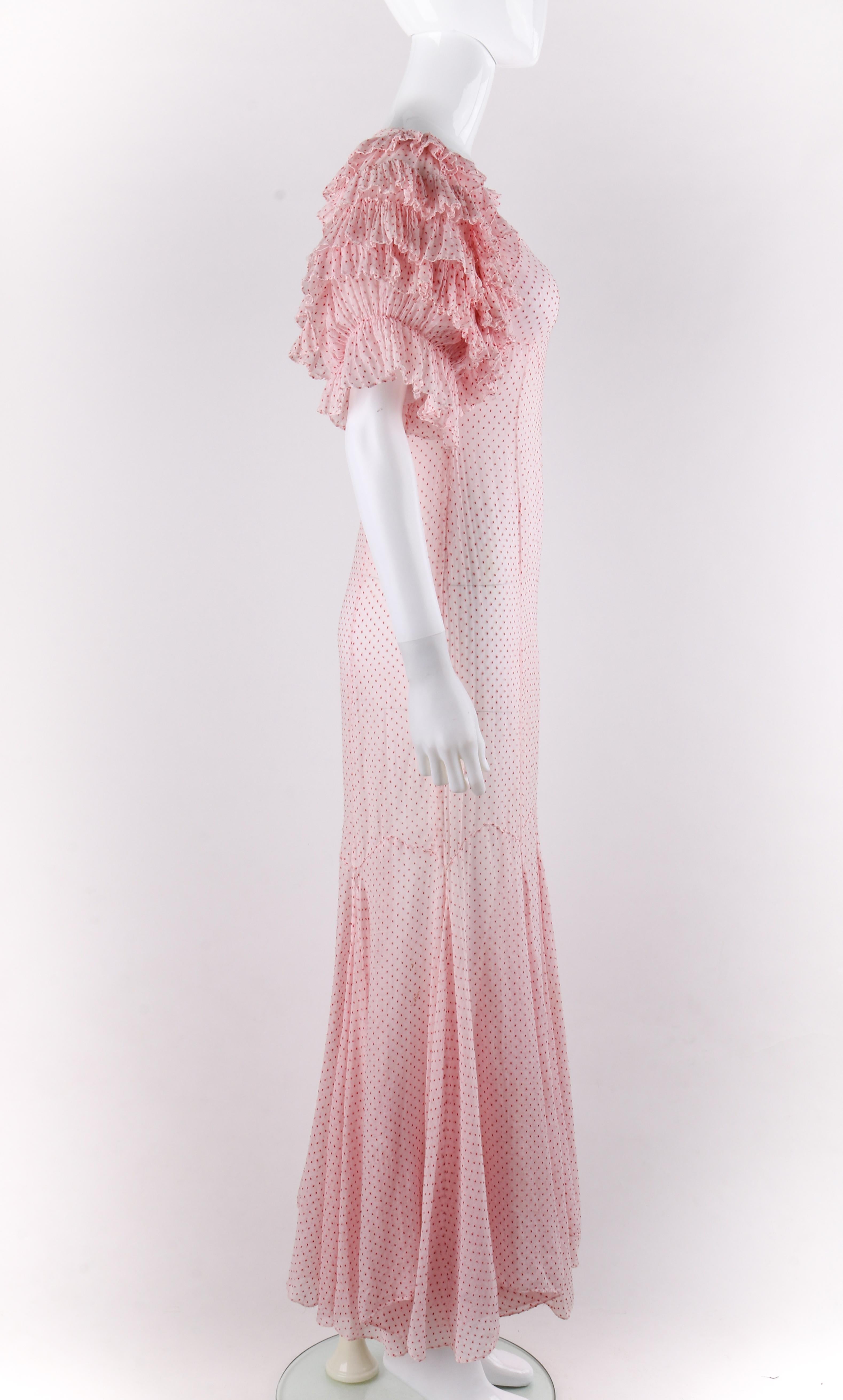 layered ruffle sleeve maxi dress