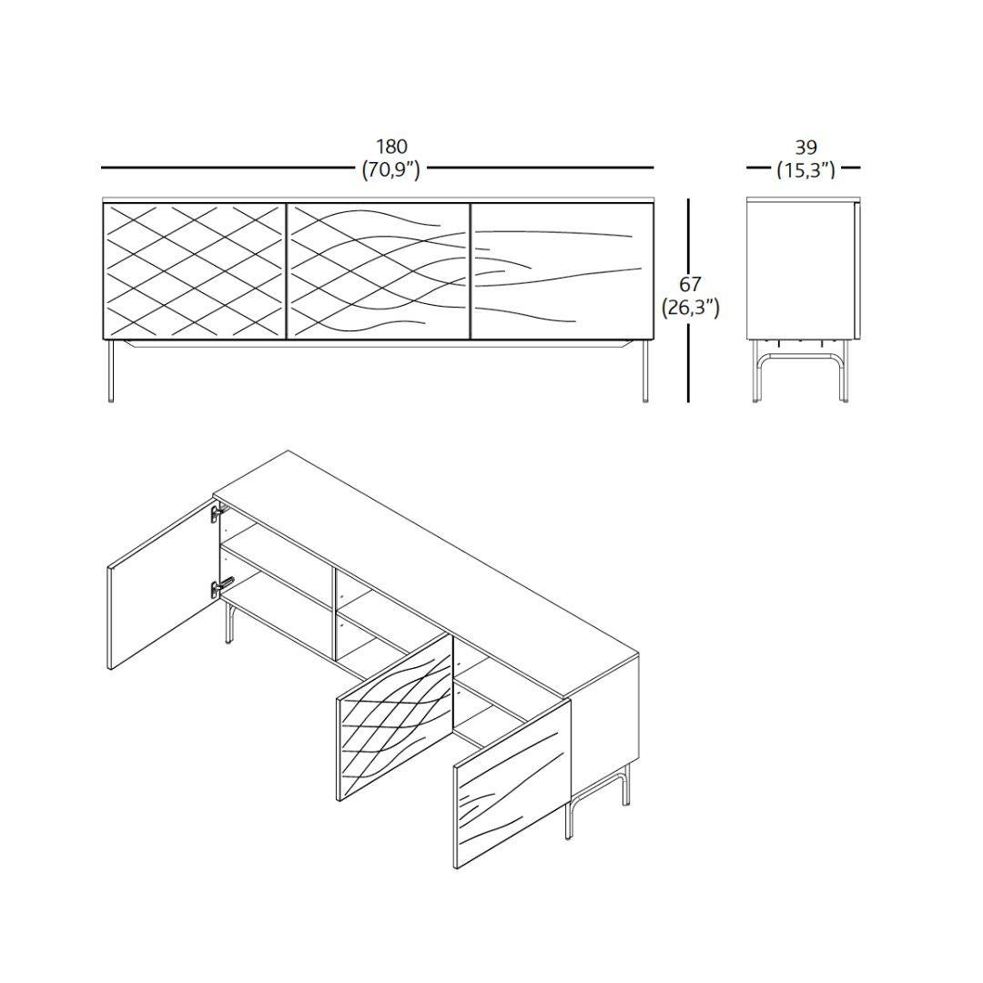 XXIe siècle et contemporain  Meuble de rangement haute couture structure en acier laqué noir anodisé avec surpiqûres bleues. en vente