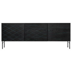  Färg & Blanche Couture Cabinet Stained Black Ash Wood by BD Barcelona