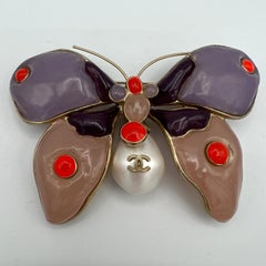 Couture Chanel butterfly brooch