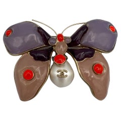 Couture Chanel butterfly brooch