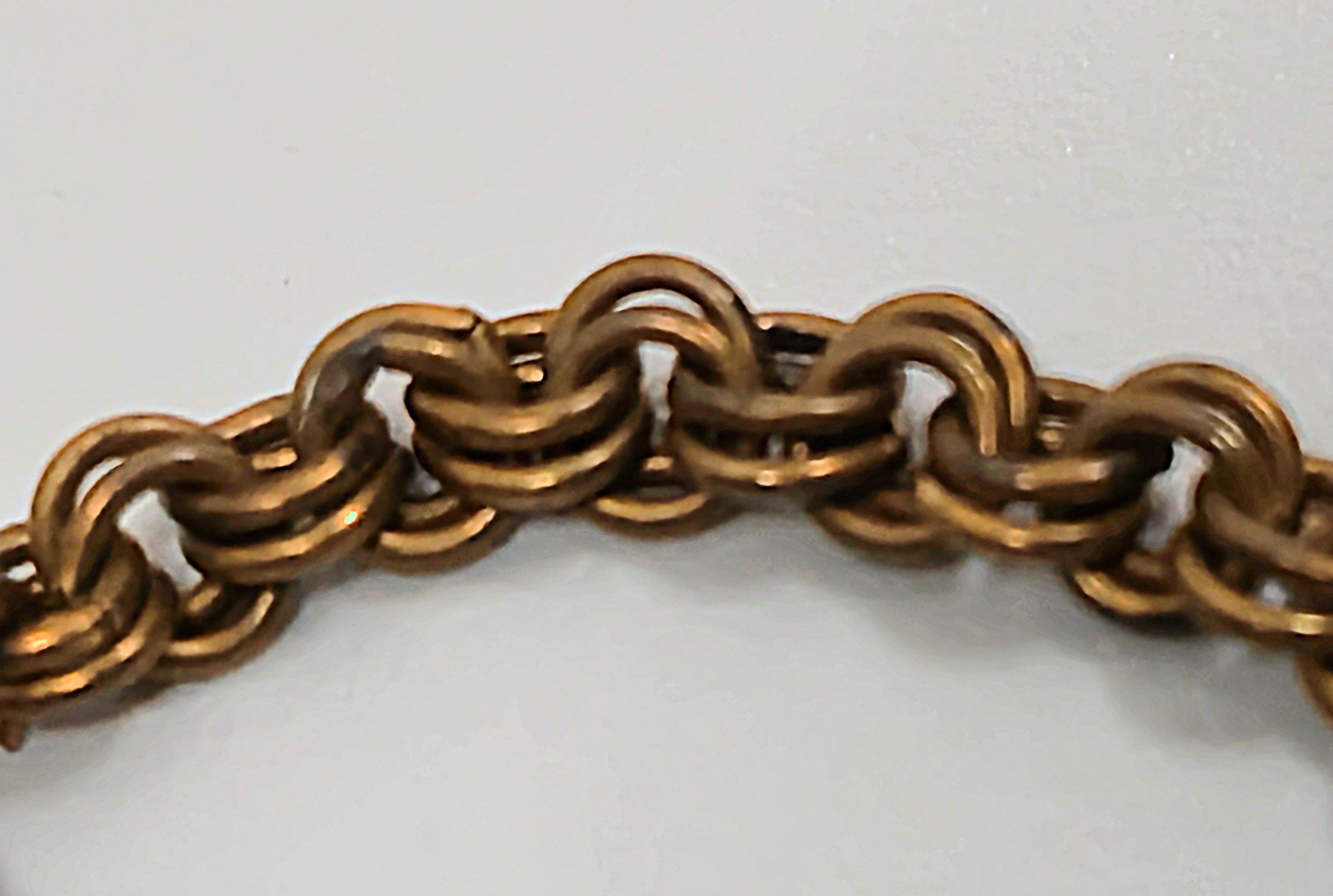 Couture Chanel Gripoix 1930 VertidoGlassAquaFlowerPendants ByzantineChain Parure en venta 1