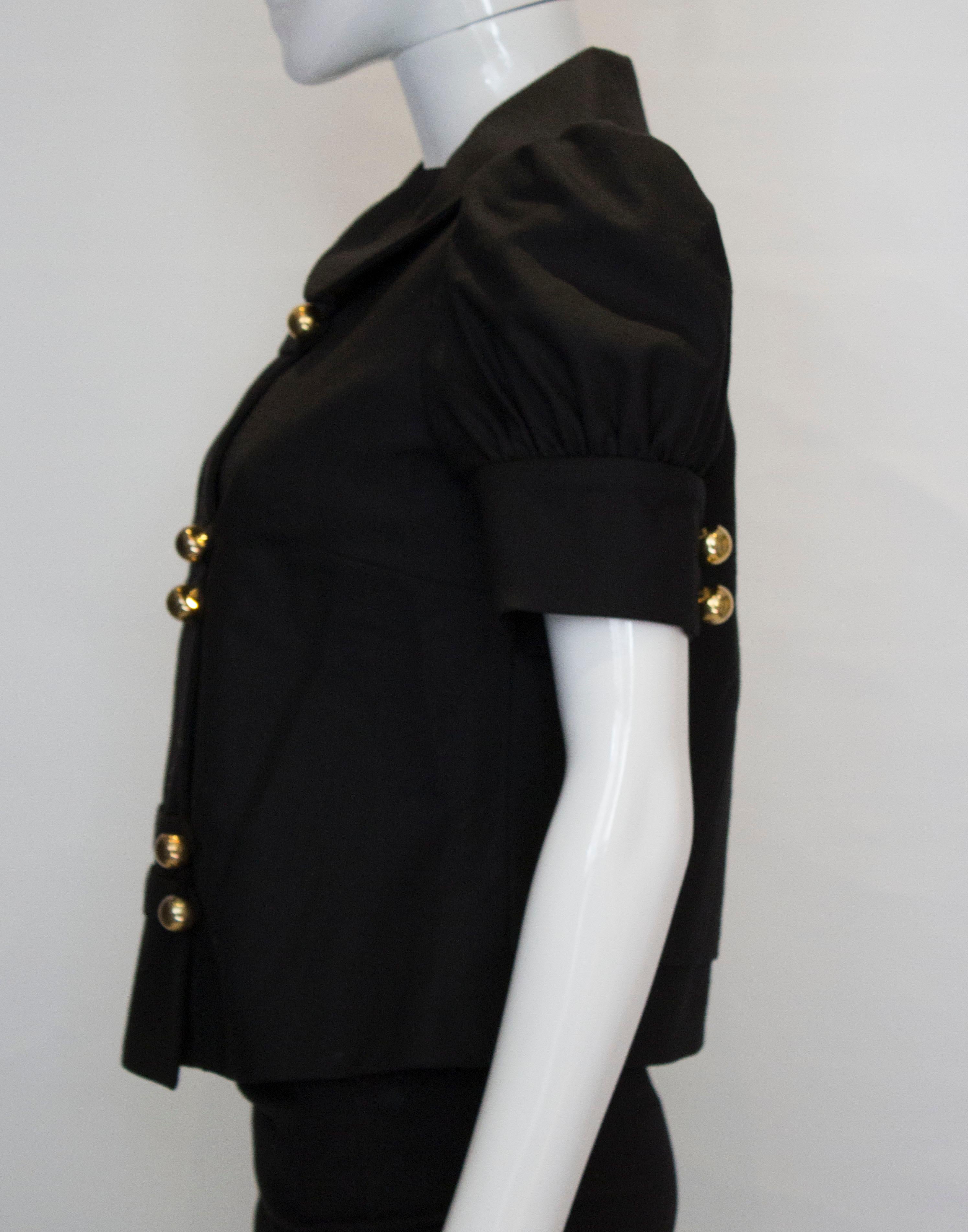 Couture Couture Short Sleave Jacket For Sale 1