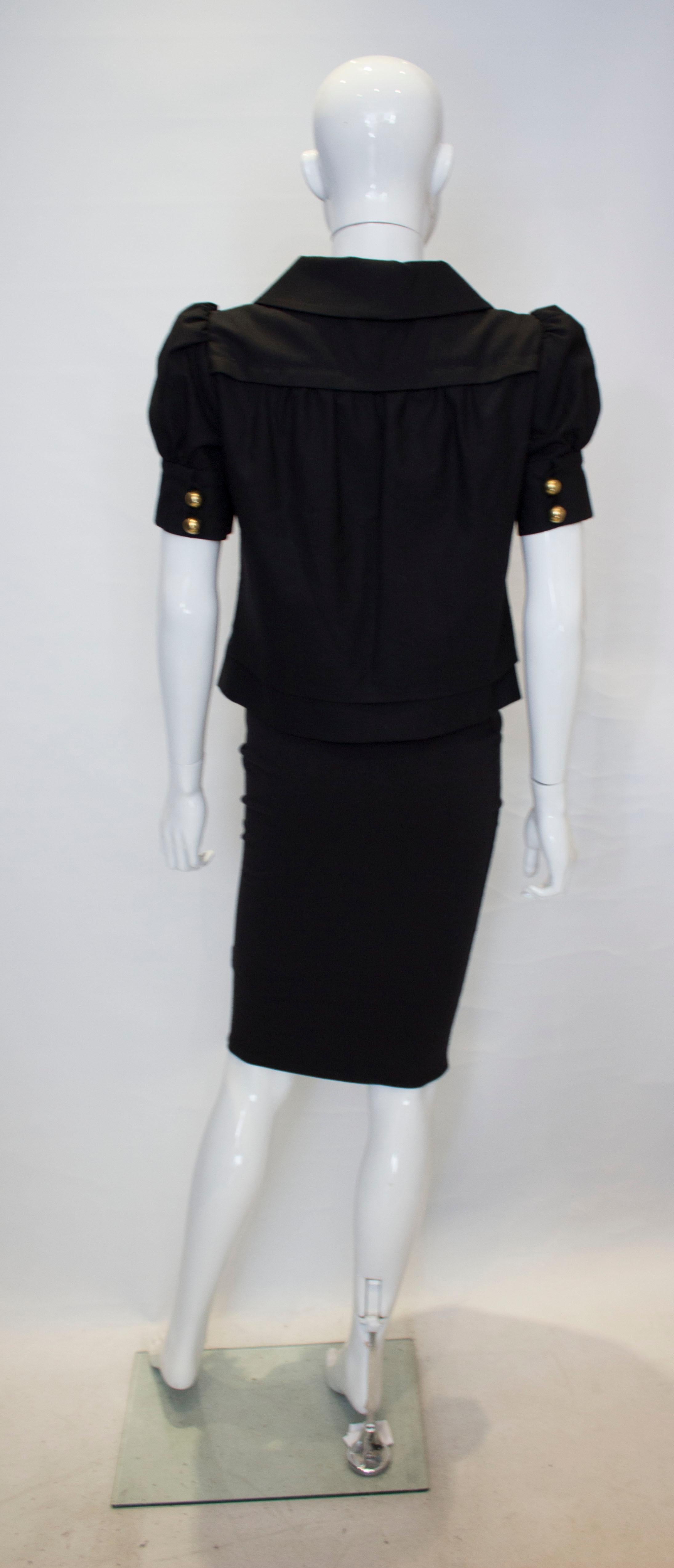Chaqueta de manga corta Couture en venta 2
