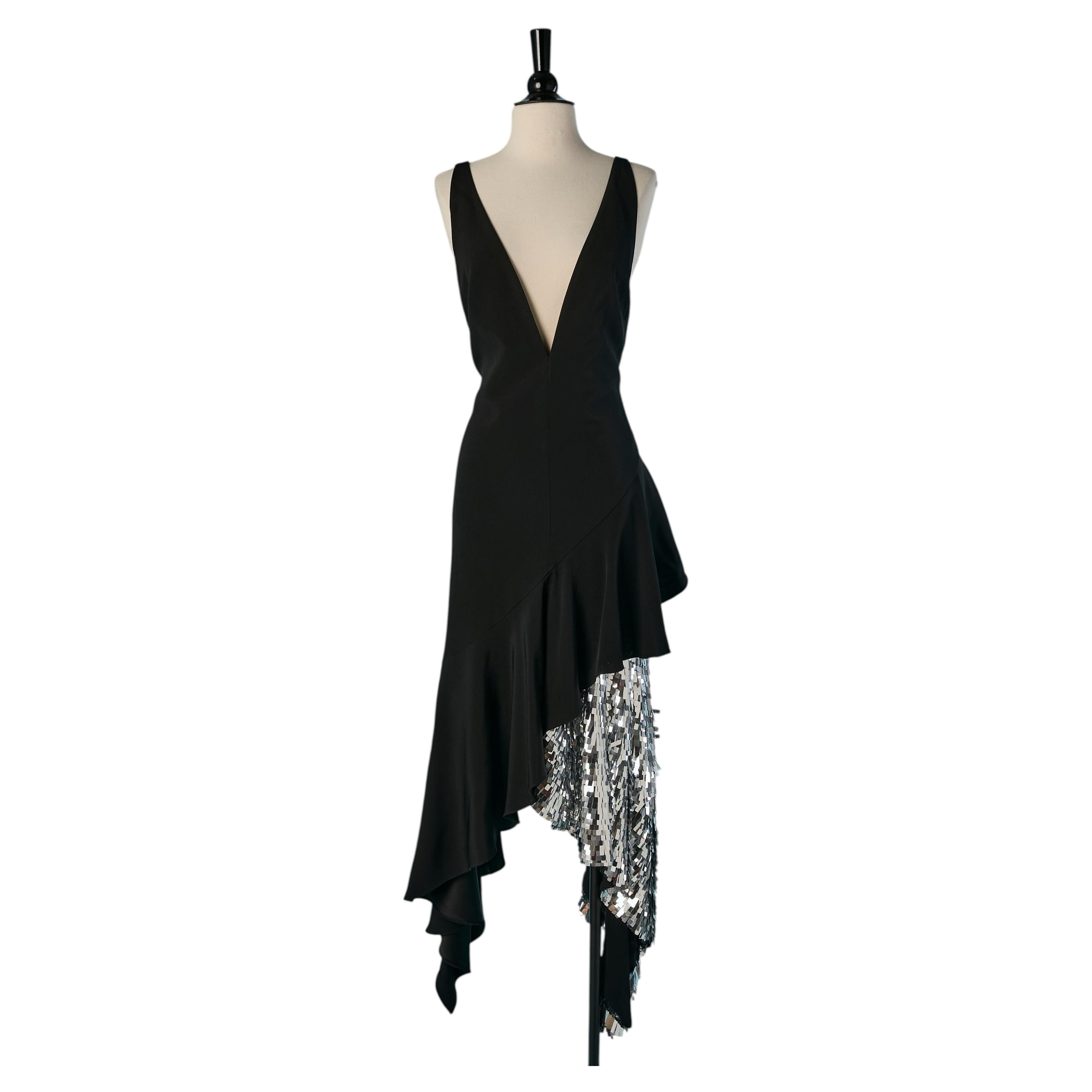 Abito da cocktail ricamato nero Couture edit Alexandre Vauthier