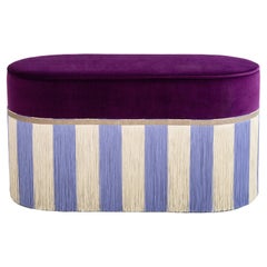 Panchina Couture Geometric Riga Oval Purple & Lilac