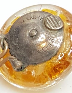 Couture Depose France Set PouredGlass Earrings & LampworkGlass 2Strand Necklace