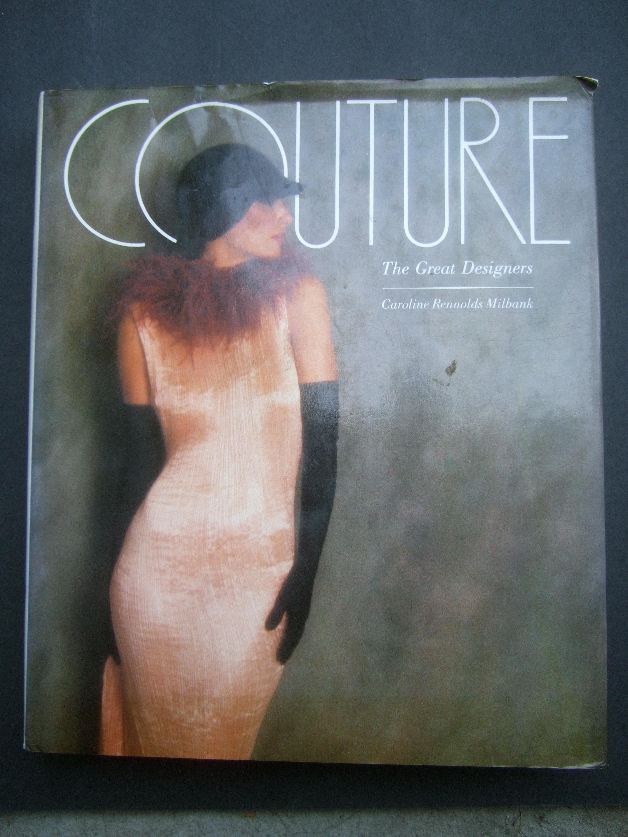 Couture The Great Designers Book by Caroline Rennolds Millbank c 1985 For Sale 12