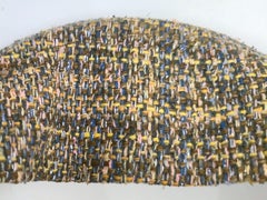 Pezzo di testa Couture Tweed anni '90 MetallicPastel