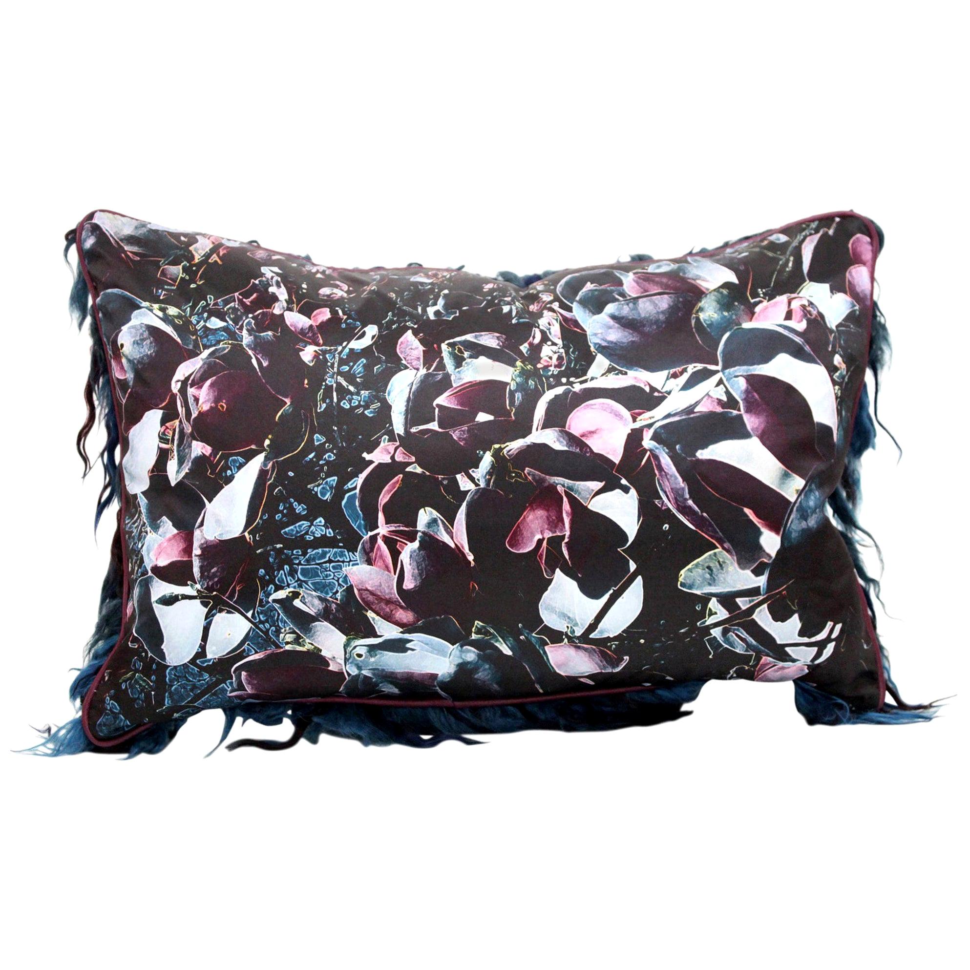 Couture Vandertol Studio couture « Passages » - Coussin en soie Magnolia en vente