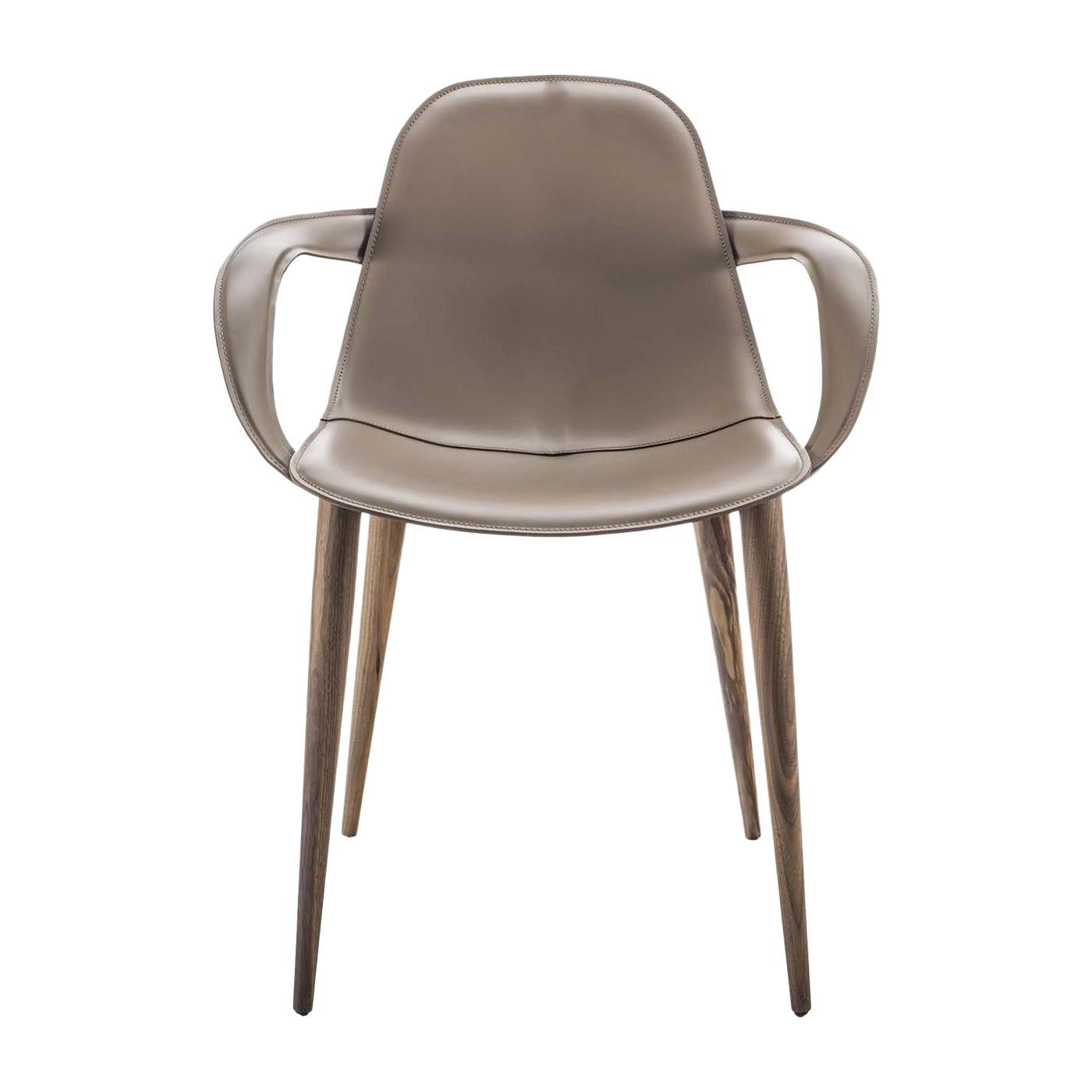 Couture Wooden-Legged Chair by Stefano Bigi