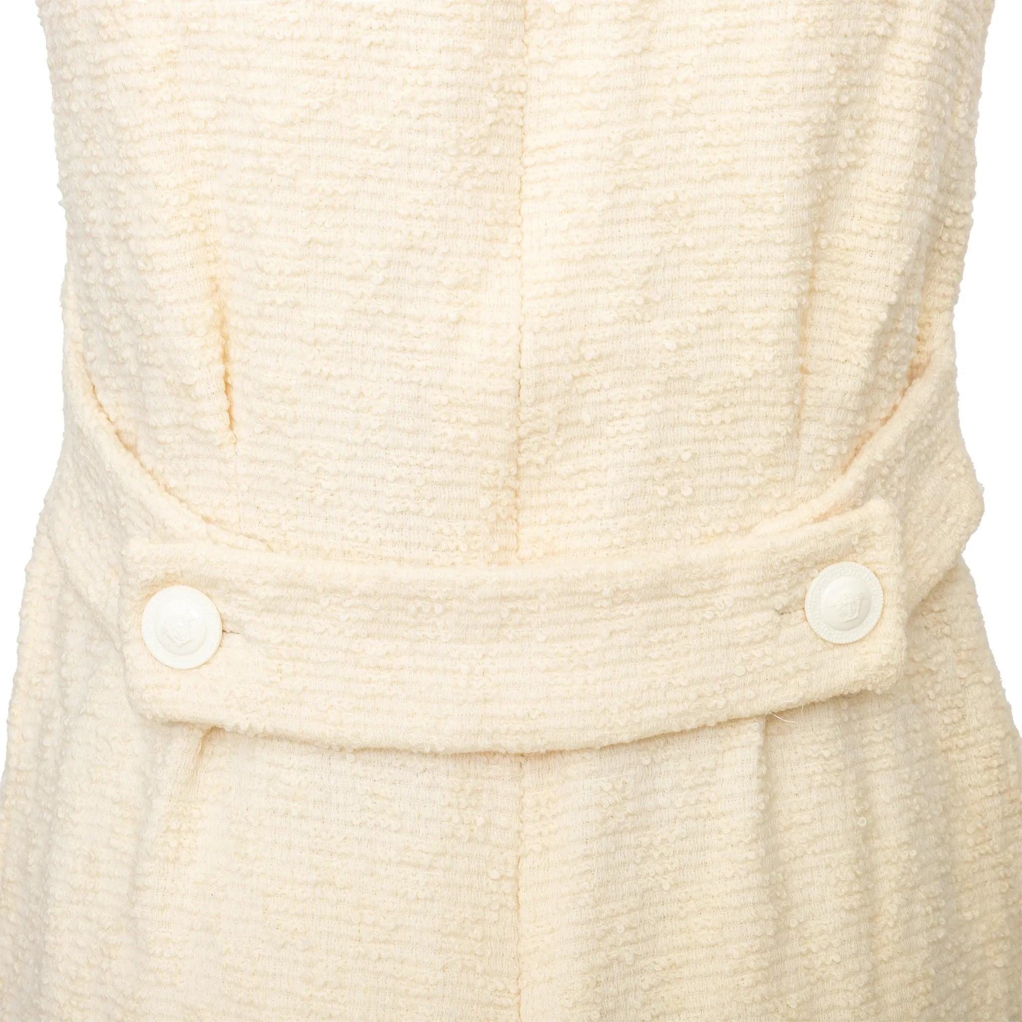 Couture-Minikleid aus Wolle - 90er Jahre Damen im Angebot