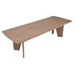 Table de salle à manger Cove 110" avec assemblage papillon et planches de bois massif