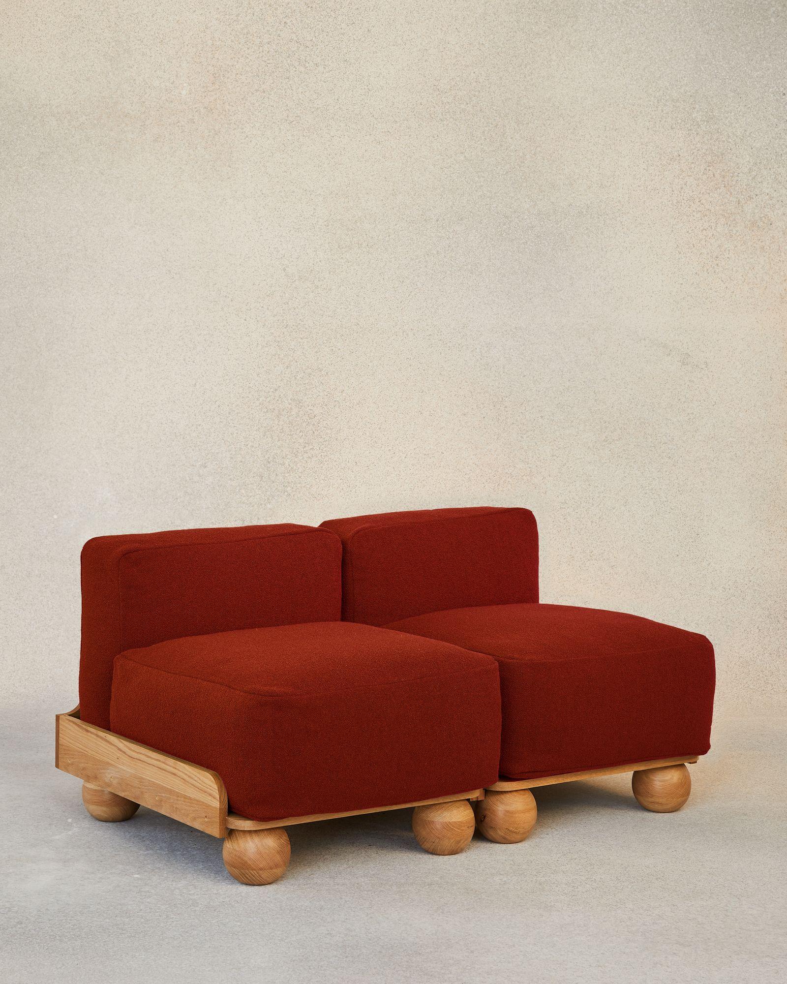 Contemporary Cove 2.5 Seater Slipper by Fred Rigby Studio