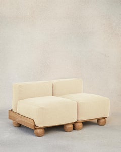 Cove 2.5 Seater Slipper in Chalk White