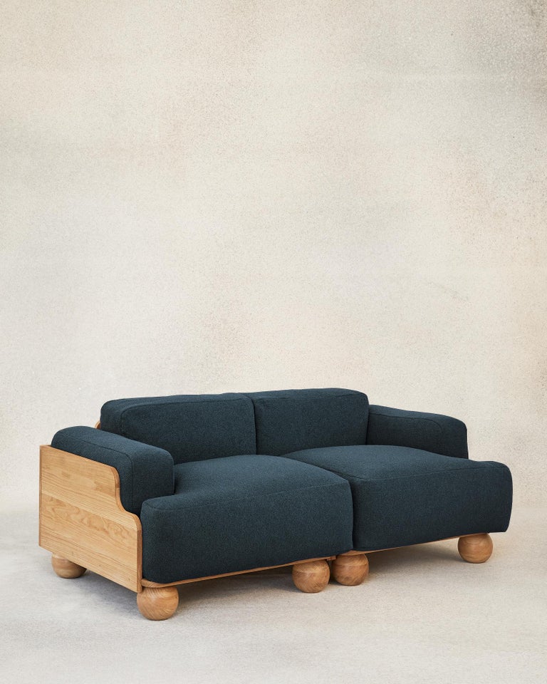 The Cove Sofa’s adapts to any interior environment and beckons to be sat in all day. The modular design allows versatile combinations and lengths of two-, three- or more seaters with or without arms. 

Expanses of sculptural solid oak encase the