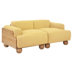 Cove 2.5 Seater Sofa in Straw Yellow