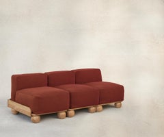 Cove 3.5 Seater Slipper in Terracotta Red