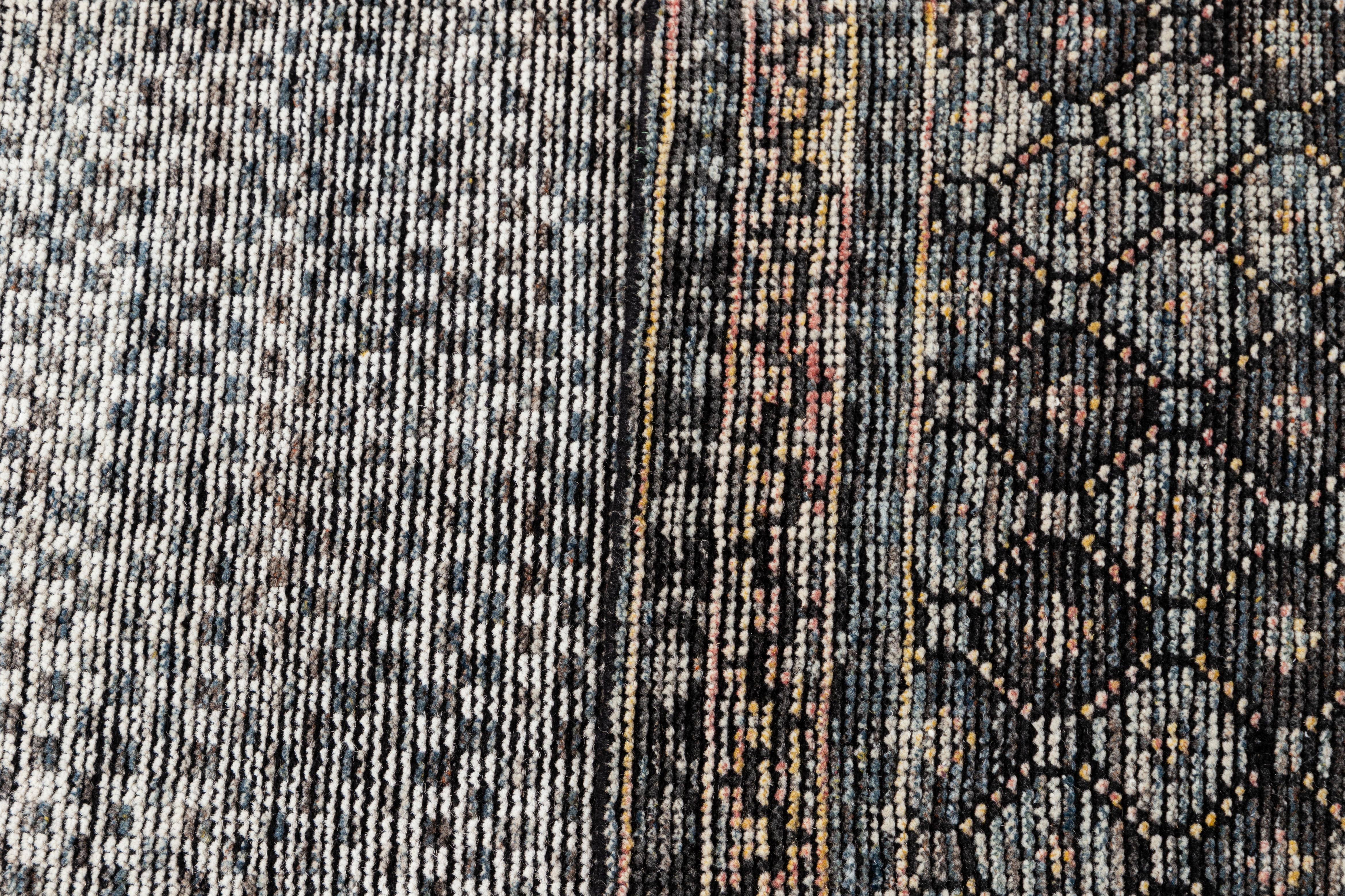 Distressed custom wool rug. Custom sizes and colors made to order.

Collection: Cove
Material: Wool
Lead time: Approximate 12 weeks
Available colors: As shown, other custom colors and styles available.
Made in India.

Price listed as an 8' x