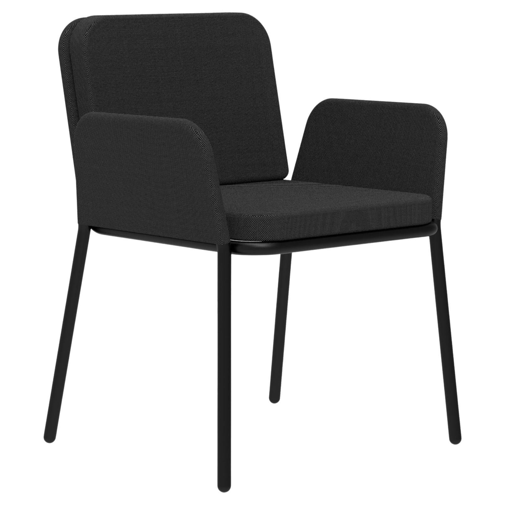 Schwarzer Sessel mit Deckel von Mowee