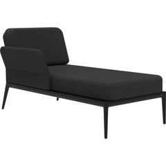 Cover Black Right Chaise Longue by MOWEE