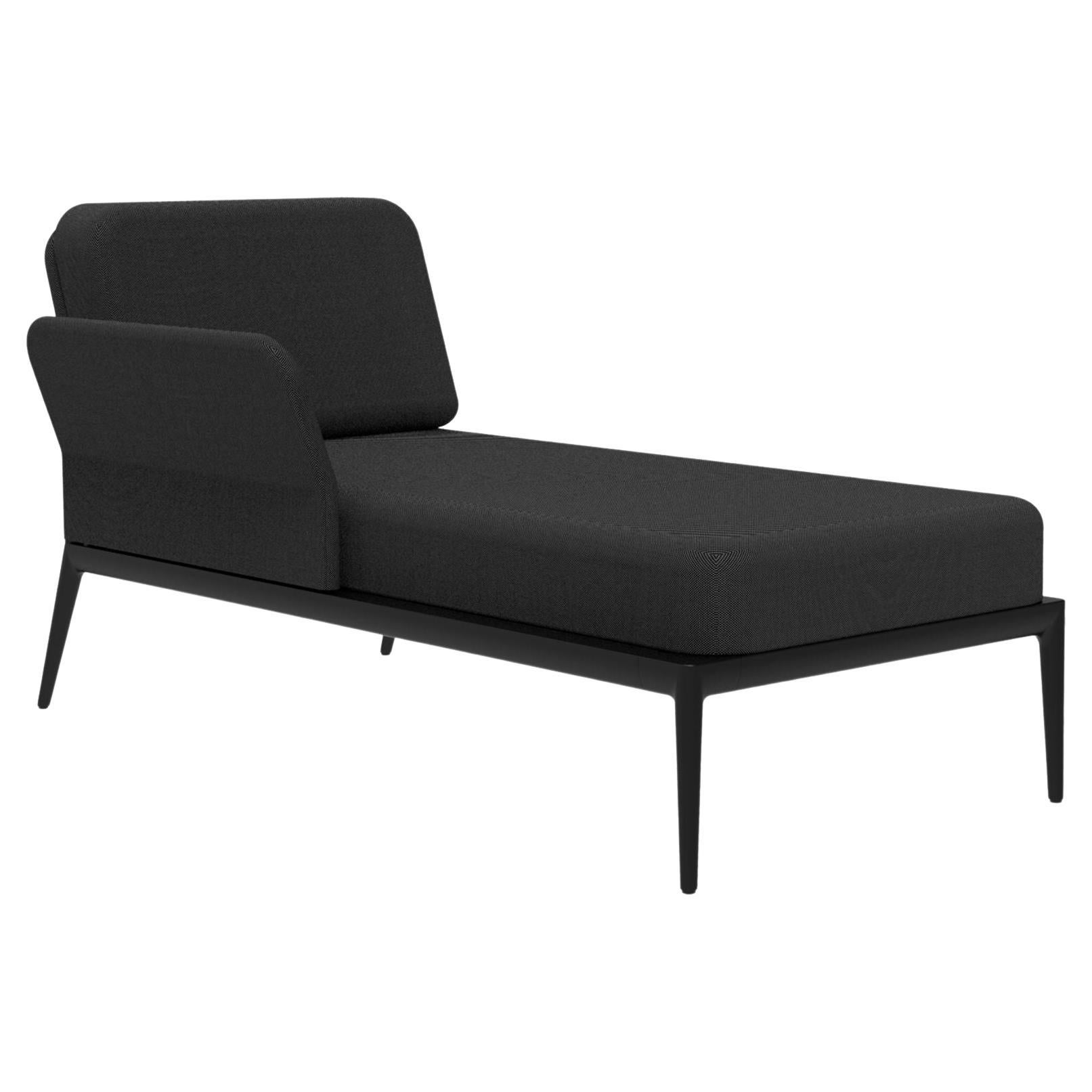Cover Black Right Chaise Longue by MOWEE