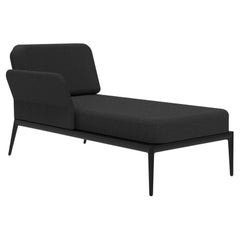 Cover Black Right Chaise Longue by MOWEE