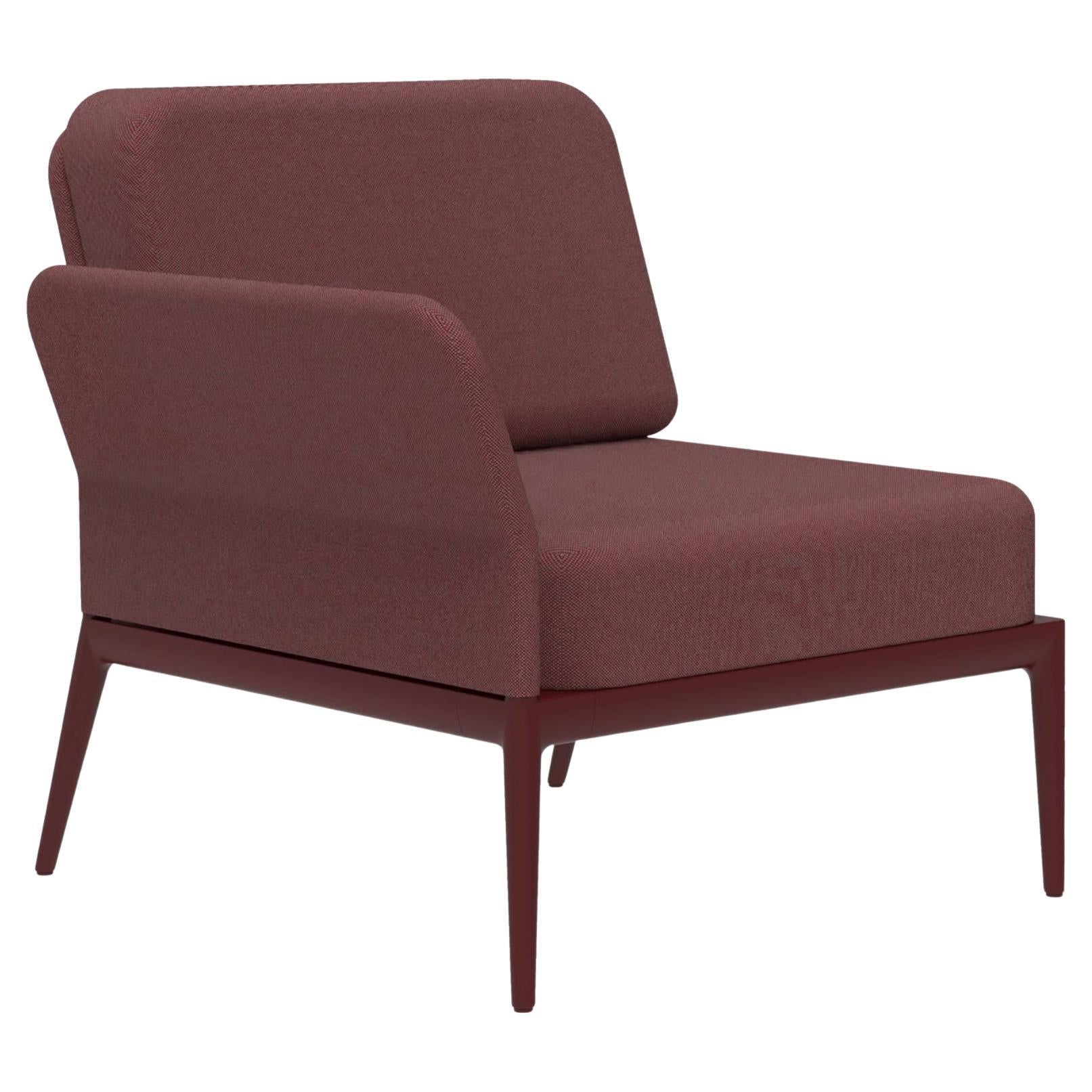 Cover Burgundy Right Modular Sofa by MOWEE
