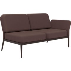 Cover Chocolate Double Left Modular Sofa by Mowee